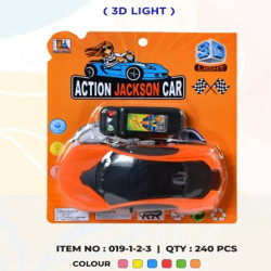 3D Light Kids Remote Control Car