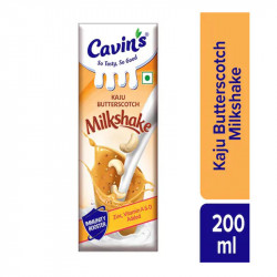 Cavin's Kaju Butterscotch Milkshake 170Ml (Tetra Pak)