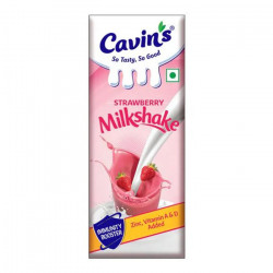 Cavins Strawberry Milkshake 170 ml