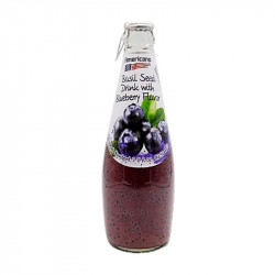 Americano Basil Seed Drinks Blueberry 290 ml