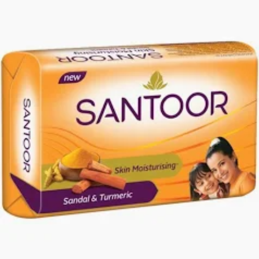 SANTHOOR SANDAL & TURMERIC SOAP_39 RS