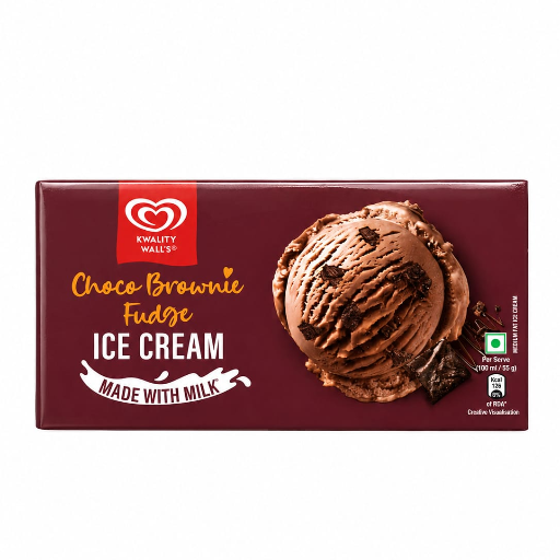 KWALITY WALLS CHOCO BROWNIE FUDGE ICE CREAM_700 ML