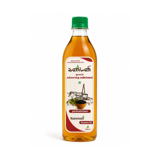 KANMANI KALCHEKKU SEASAME OIL (NALLENAI)_500ML