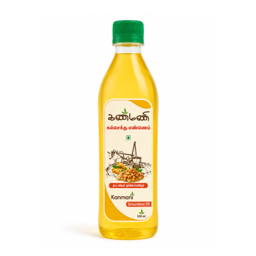 Kanmani  Groundnet Oil 500ML (KADALAI ENNAI)