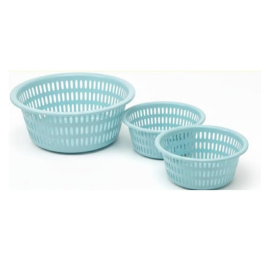 KITCHEN ROUND PLASTIC BUCKET SET